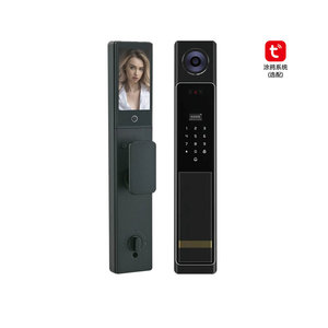 3D人脸识别智能锁精雕款J12PRO 人脸/掌静脉/指纹/密码/刷卡